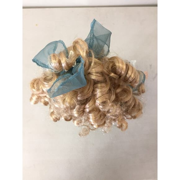 Collectors Choice Doll by Dan Dee Porcelain Blonde Doll Blue Dress Blue Eyes main image 6